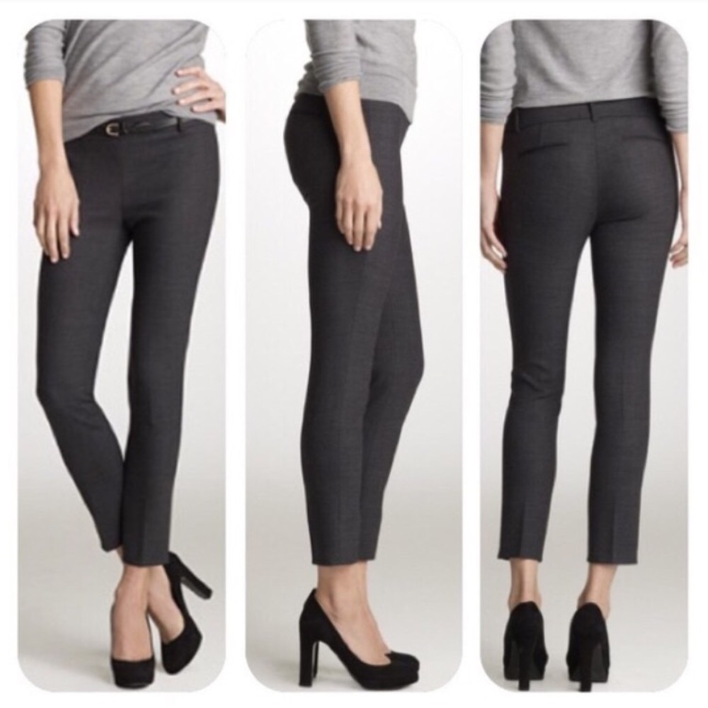 NWOT⭐️J. Crew Minnie Pant - Gray - Size 2P